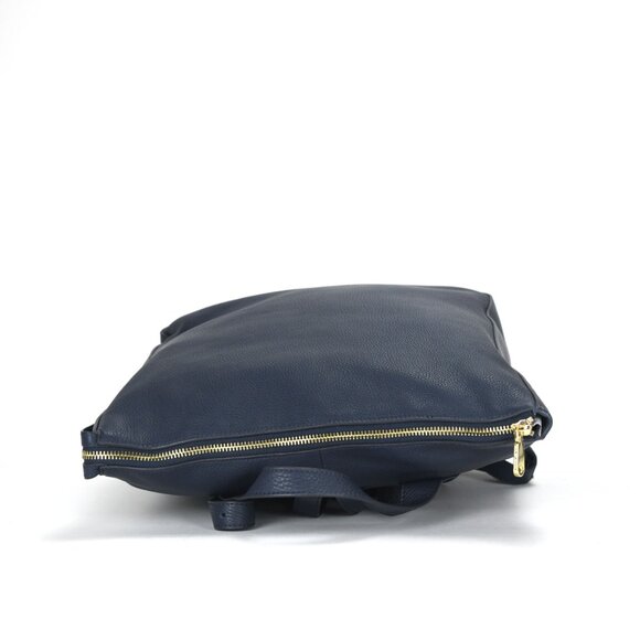 Radley London Westwell Lane Medium Leather Ziptop Backpack - Ink - Picture 7 of 10